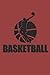 Produktbild BASKETBALL: Notizbuch Basketballspieler Notebook Player Journal 6x9 kariert squared
