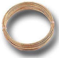 Copper Craft And Jewellery Wire 1.2mm Diameter 16ga 3m Coil