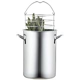 Lakeland - Cuiseur Vapeur Pour Asperges Cuisson Debout Acier Inoxydable (2,8 L)