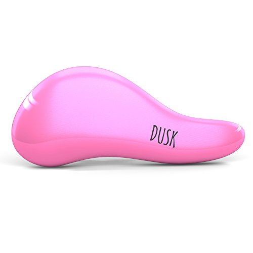 De Tangle Hair Brush Comb By Dusk® Professional Salon Quality Detangling Hairbrush For Wet Or Dry Hair (Pink)