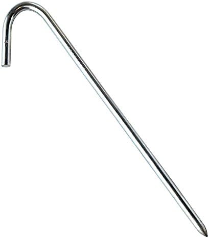 Hogan Manufacturers TS5/8H18 5/8 x 18" Hook Tent Stake (Pack of 10)