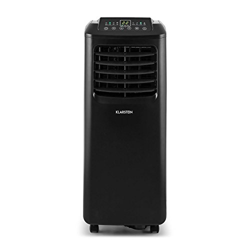Klarstein Pure Blizzard 3 2G Klimaanlage Klimagerät (Ventilator, 7000 BTU/h, Fernbedienung, LED-Display, Energieeffizienzklasse A, 808 Watt, Timer-Funktion, Bodenrollen) schwarz - 3