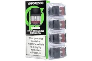 MDISTROS XROS 0,8 Ohm Cialde di ricambio per vaporesso xros 3 & mini kit, confezione da 4, 2 ml, senza nicotina.