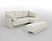 Produktbild CHOICE 1 Modulsofa-Set Recamiere, 2-Sitzer, Gästebett variabel, 215x90cm 215x135 Honigfarben Microfaser