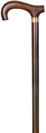 Debonaire Wooden Derby Brown Beechwood Walking Stick