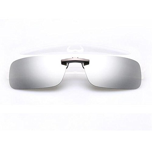 Zimo Polarisierte Unisex Sonnenbrille Clip Brillen Pol Aufsatz für Brillenträger - 2