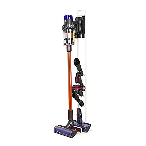 KEESIN Support de Rangement sans Fil pour aspirateur Dyson V6 V7 V8 V10 V11 DC30 DC31 DC34 DC35 DC58 DC59 DC62 DC74 (Blanc)