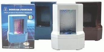 Desktop Waterfall Fountain with LED Lights, 5.5-inch (1-pc Random Color)