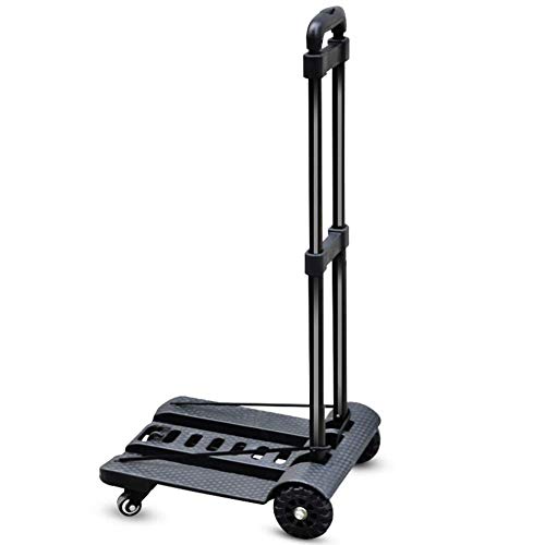 Preisvergleich Produktbild WANGYONGQI Vierrädrige Universalrad-Wagen tragbaren Gepäckwagen Hand-Anhänger