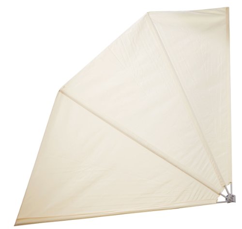 Preisvergleich Produktbild Gartenfreude Sichtschutz Fächer, beige, 214 x 214 cm