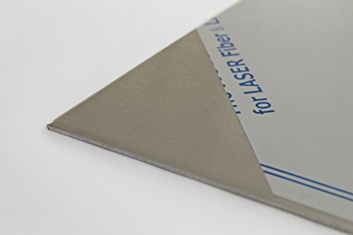 3 mm Edelstahlblech V2A 1.4301 K240 geschliffen einseitig Folie – 200 mm x 400 mm - 2