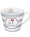 Produktbild Krasilnikoff - Happy Cup - Henkelbecher - Kaffeetasse - Tasse I Love My Dog Höhe 9 cm Ø 10 cm
