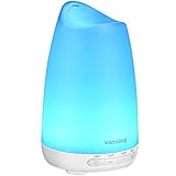 VICTSING 150ml Mini Aromatherapy Essential Oil Diffusers for Aromatherapy with 8-Color LED Night Lights, BPA Free, Waterless Auto-Off, for Home, Office, Bedroom, Baby Room