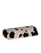 Handrest with animal skin pattern, Cowhide, white, black
