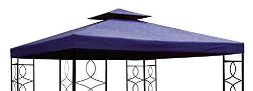 WASSERDICHTER Pavillon 3x3m Terrakotta ROMANTIKA Metall inkl. Dach Festzelt wasserfest Partyzelt - 3