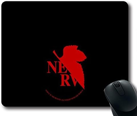 Neon Genesis Evangelion Nerv Personalized Custom Gaming Mousepad Rectangle Mouse Pad in 220mm*180mm*3MM (9"*7")-1130024
