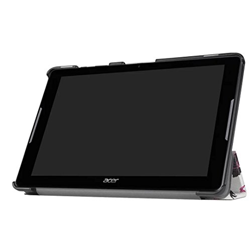 Schutzhülle für Acer Iconia Tab One 10 B3-A30 A3-A40 10.1 Zoll Case Bookstyle Cover Hülle + GRATIS Stylus Touch Pen (Schmetterling) - 7