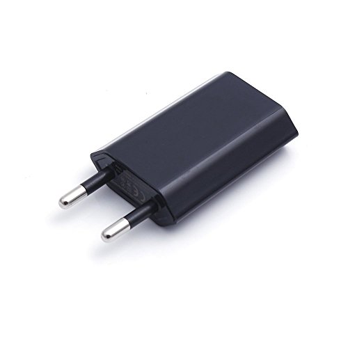 iProtect USB Netzteil Slim Charger für alle Kabel mit USB Anschluss in gummiert schwarz matt - 3