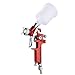 Produktbild Wokee 0,8 mm Düse 150x100mm Pistole Professionelle HVLP Spray Gun Mini Air Paint Spray Guns Airbrush für Malerei Auto Luft Spray Hvlp Spray Mini Air Sprühfarbe Hochwertig Lackierpistole (Rot)