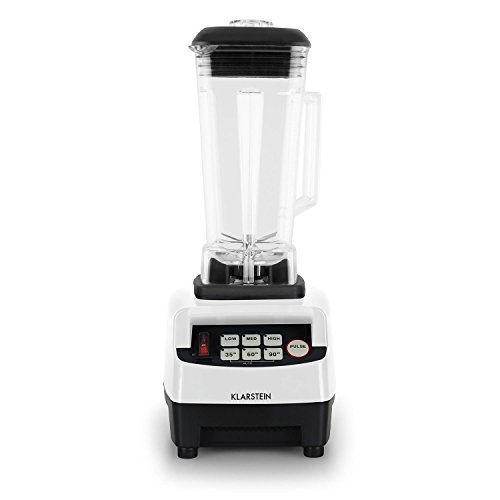 Klarstein • Herakles-5G • Standmixer • Power-Blender • Hochleistungsmixer • Smoothie Maker • 1500 Watt • BPA-frei • 40.000 Umdrehungen pro Minute • 2 Liter Fassungsvermögen • Puls-Funktion • 6 Edelstahlklingen • Zerkleinerer • Icecrusher • weiß - 5