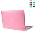 Price comparison product image Matte Hard Shell Case Keyboard Protector Cover for MacBook Air 13" Light Blue (pink)