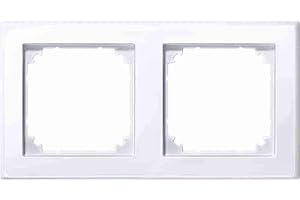 Merten 478225 M-SMART-Rahmen, 2fach, aktivweiß glänzend