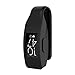 Produktbild Für Fitbit Inspire/Inspire HR Case Cover,Colorful Weiches Verschluss Clip Halter Ersatz Verstellbares Sport Strap für Fitbit Inspire/Inspire HR (Schwarz)