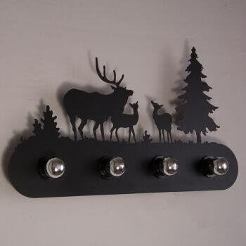 SJUN-Creative Retro Bedroom Animal Wall Lamp Industrial Wind Corridor Restaurant Cafe Mustang Wall Lamp,D