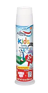 Pack of 2 : Aquafresh Kids Cavity Protection Toothpaste, Bubblemint 4.6 oz(pack of 2)