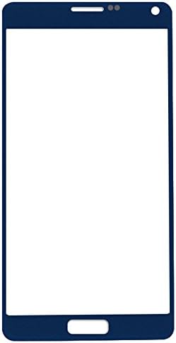 UU FIX LCD Display Bezel, For Samsung Galaxy Note 4 (Blue),Touch Screen Glass Lens Digitizer Front Cover Front Outer Screen Glass Lens Cover Repair Part with Tool Kit