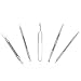 Blackhead Remover Kit, Saxhorn Comedone Extractor Tool for Acne Pimple, Whitehead Treatment Tools – Stainless Steel
