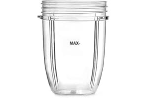 DDSHUN Tazze per spremiagrumi da 510 g, Tazze Grandi Trasparenti per frullatore, compatibili con Parti di Ricambio Nutribullet da 600 W/900 W, Accessori Nutribullet Bullet(20 oz/24 oz/907 g)