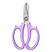 Produktbild TeasyDay Edelstahlfarbe Blumenobstbaum Schnitt Gartenscheren, Floristenblumenschere, Gartenblumenanordnungswerkzeug-Kalmarscheren, tägliche Notwendigkeiten des Haushalts (lila)