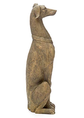 aubaho Escultura - Galgo - Lebrel Figura 78 cm