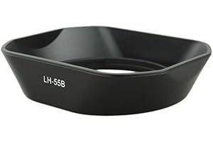 Braleto LH-55B Parasol para Objetivo Olympus ED 9-18mm F4-5.6 / ED 12-50mm F3.5-6.3 EZ Parasol Accesorios para Objetivos de cámara protegen el Objetivo y evitan los Reflejos