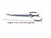 ARSUK Nickel Plated Hardened Stainless Steel Curved Cuticle Scissor 9.0 Cm-Manicure- Pedicure -Nail Scissor - Nail Files-Nail Nippers
