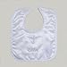 Personalised Christening Bib in Keepsake Box. Embroidered with Baby's Name. Baby Gift.