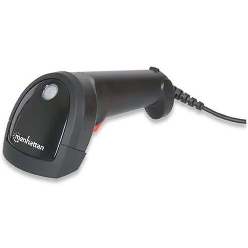 Manhattan CCD Barcodescanner für Industrieanwendungen 500 mm Scanreichweite robustes Gehäuse USB schwarz 178433 - 5