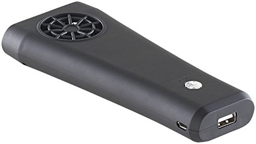 revolt 2in1-Taschen-Ventilator und USB-Powerbank, 1.300-mAh-Akku, LED-Licht - 5