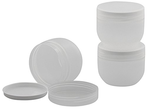 Kunststoffdose „Run“, Creme-Dose, 100 ml, m. Abdeckscheibe Kosmetex Kosmetikdose, matt, leer, 5× 100 ml - 2