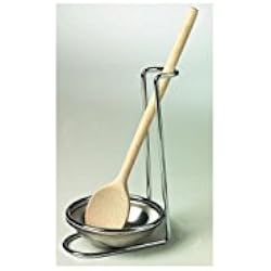 IBILI 769000 Repose Ustensiles avec Cuillère, Plastique, Argent, 11 x 11 x 23 cm