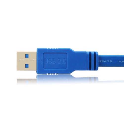 Inateck USB 3.0 Verlängerungskabel A Stecker auf A Buchse (1,5m) blau - 4