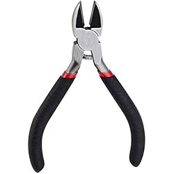 SNAGAROG 4.5 Inch Mini Pince Coupante Précision - Acier Inox&Poignées Anti-Dérapant - Tenaille Pince Coupante Diagonale pour Coupe Fil d'Électronique, Métal Mou, DIY Craft, Bijoux