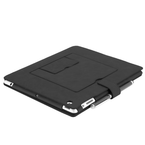 MACOON MC2367BLA Heathrow Organizer Lederhülle für Apple iPad 4/3/2 schwarz - 6