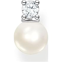 Orecchini A Cerchio Thomas Sabo In Argento 925 Con Zirconi Rosa, Glamour E Raffinati