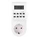 Produktbild Plug-in-programmierbare Timer-Schaltsteckdose mit Uhr Sommerzeit EU-Steckern