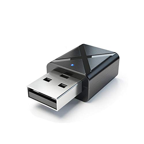 WanNing 2-in-1 Wireless Bluetooth Transmitter Receiver Audio Adapter 5.0 Car Mounted Handfree MP3 Player