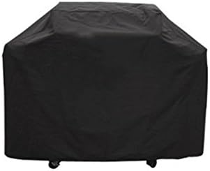 Haosen Waterproof Dustproof Barbecue Cover BBQ Cover Outdoor Heavy Duty Grill Cover Grill Protector Black 145x61x117cm(57x24x46")