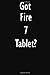 Produktbild Got Fire 7 Tablet: Fire 7 Tablet Diary Journal