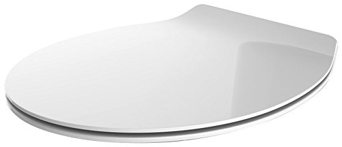 WC-Sitz Weiß / Weiß Premium Slim *extra dünn* mit Absenkautomatik, zur Reinigung abnehmbar